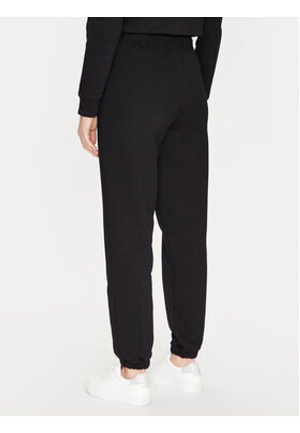 Guess Jeans Spodnie dresowe W5RB63 K68I4 Czarny Regular Fit. Kolor: czarny. Materiał: bawełna