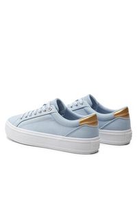 TOMMY HILFIGER - Tommy Hilfiger Sneakersy Essential Vulc Canvas Sneaker FW0FW07682 Błękitny. Kolor: niebieski #7