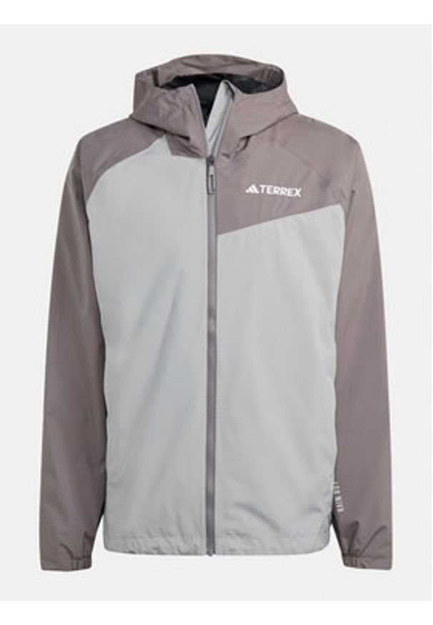 Adidas - adidas Kurtka outdoor Terrex Multi 2L RAIN.RDY IP1430 Szary Regular Fit. Kolor: szary. Materiał: syntetyk. Sport: outdoor