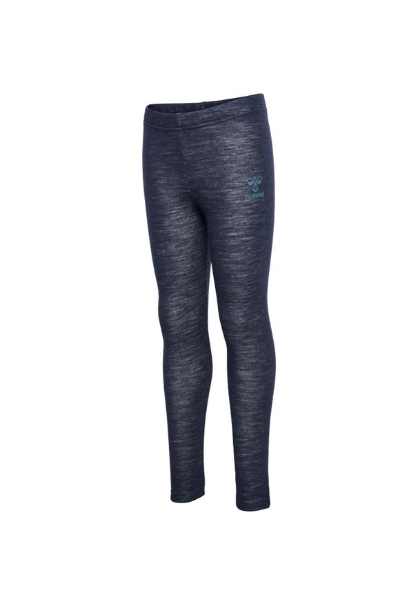 Legginsy dziewczęce Hummel Wingo. Kolor: niebieski. Materiał: bawełna. Styl: młodzieżowy