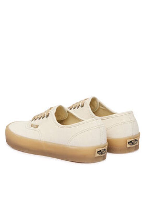 Vans Tenisówki Authentic VN000D7YCD31 Écru. Kolor: kremowy. Materiał: zamsz, skóra