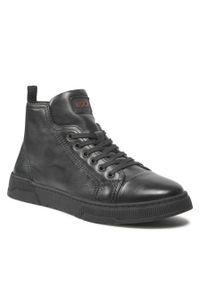 Sneakersy Lasocki For Men MI08-NICO-01 ( Black. Kolor: czarny. Materiał: skóra #1