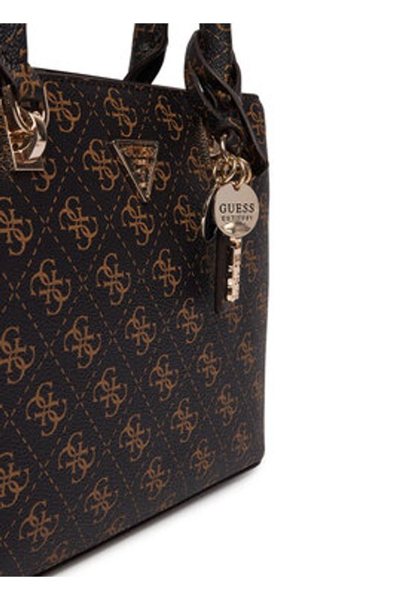 Guess Torebka HWQG96 72050 Brązowy. Kolor: brązowy. Materiał: skórzane