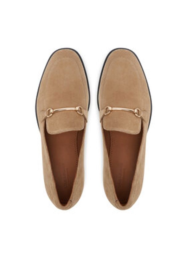 Vagabond Shoemakers Loafersy Heidi 5909-140-28 Beżowy. Kolor: beżowy. Materiał: zamsz, skóra