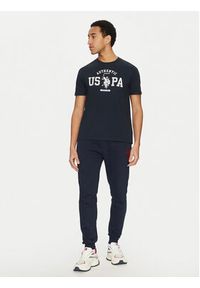 U.S. Polo Assn. T-Shirt MUP4083 Granatowy Regular Fit. Typ kołnierza: polo. Kolor: niebieski. Materiał: bawełna #2