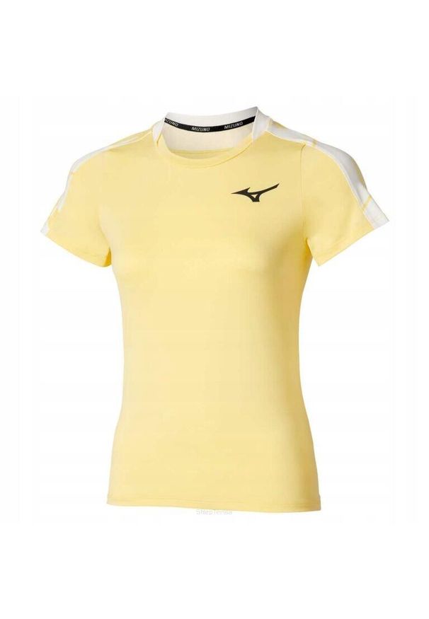 Koszulka tenisowa Mizuno Daybreakers Printed SS Tee żółta XL. Kolor: żółty. Sport: tenis