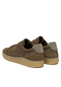 Clarks Sneakersy CraftRally Ace 26183361 Khaki. Kolor: brązowy. Materiał: skóra, zamsz #4