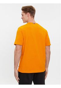 TOMMY HILFIGER - Tommy Hilfiger T-Shirt MW0MW34391 Pomarańczowy Regular Fit. Kolor: pomarańczowy. Materiał: bawełna #5