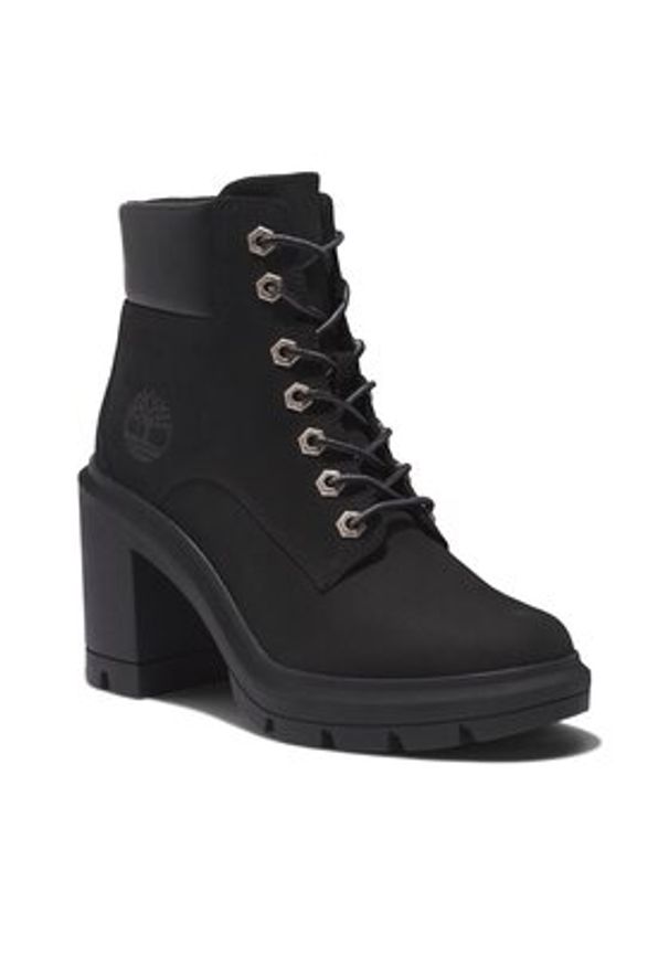 Timberland Trzewiki Allington Heights 6In TB0A5Y6C0151 Czarny. Kolor: czarny. Materiał: nubuk, skóra