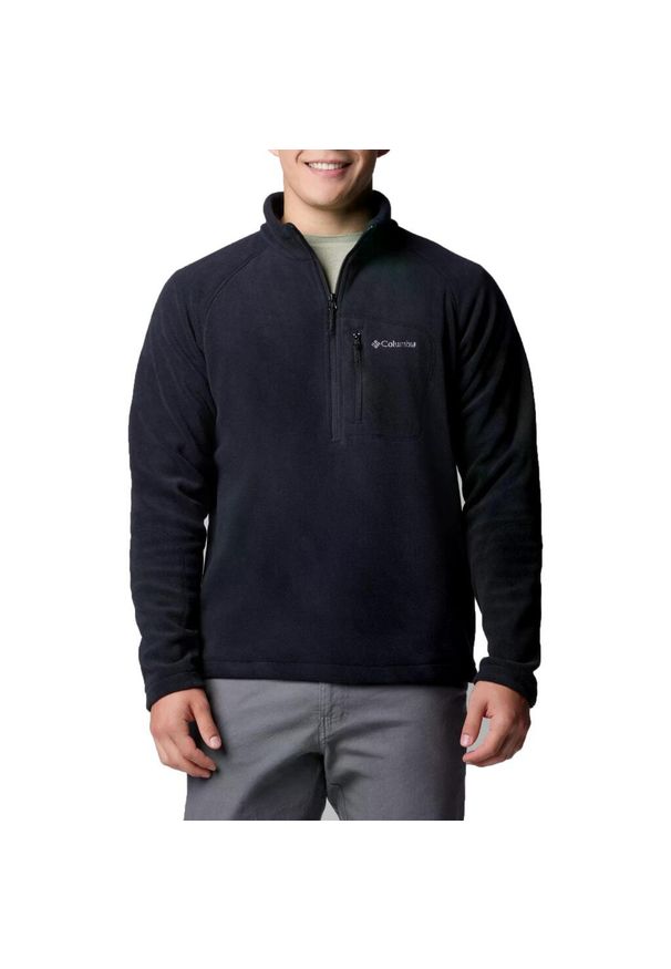 columbia - Bluza polarowa COLUMBIA FAST TREK III HALF ZIP FL Czarny. Kolor: czarny. Materiał: polar. Styl: sportowy. Sport: turystyka piesza
