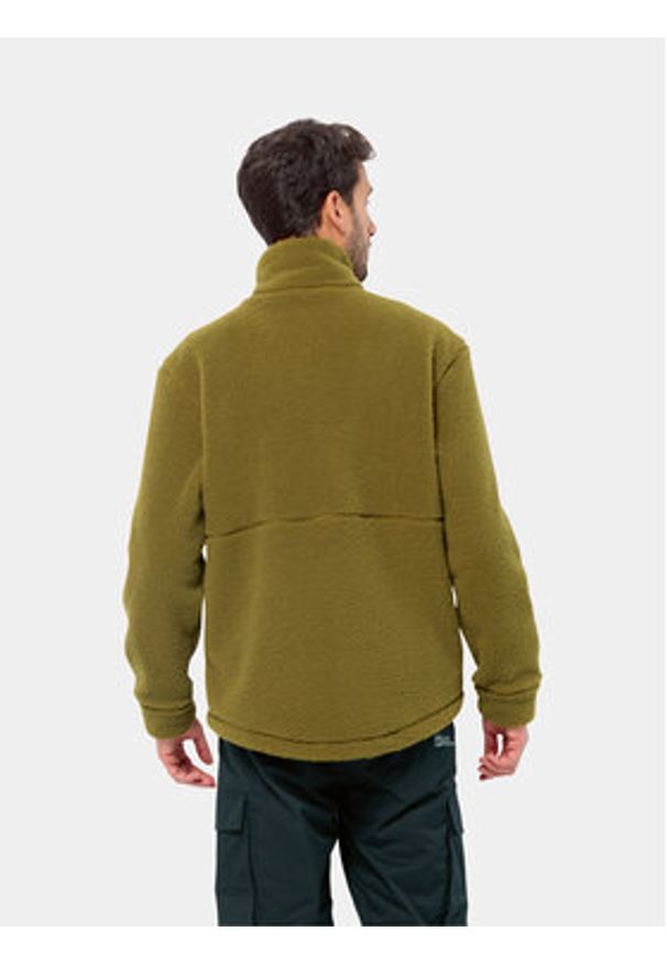 Jack Wolfskin Polar Felslicht Jkt 1711151 Khaki Regular Fit. Kolor: brązowy. Materiał: syntetyk