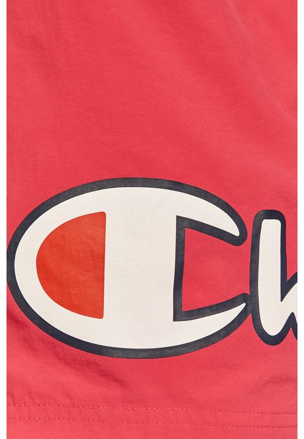 Champion - Szorty. Kolor: różowy. Wzór: nadruk