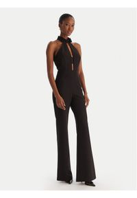 ACCESS FASHION Kombinezon 54-5503-168 Czarny Slim Fit. Kolor: czarny. Materiał: syntetyk