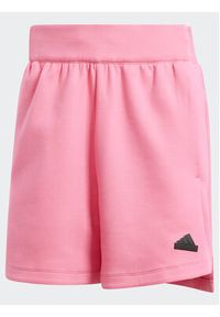 Adidas - adidas Szorty sportowe Z.N.E. Premium IN5097 Różowy Loose Fit. Kolor: różowy. Materiał: bawełna. Styl: sportowy #3