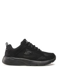 skechers - Skechers Sneakersy Fallford 58363/BBK Czarny. Kolor: czarny. Materiał: skóra #1