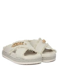 Mou Klapki MU.SW451005K Biały. Kolor: biały. Materiał: materiał #6