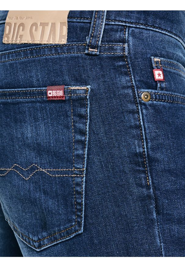 Big-Star - Jeansy męskie niebieskie Terry Carrot 433. Kolor: niebieski. Styl: elegancki, klasyczny