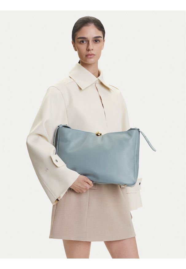 Furla Torebka Sfera Soft L WB01365 BX3168 IT 3963S Błękitny. Kolor: niebieski. Materiał: skórzane