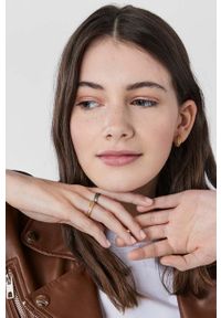 Tous pierścionek ze srebra pokrytego złotem. Materiał: złote, srebrne. Kolor: złoty #2