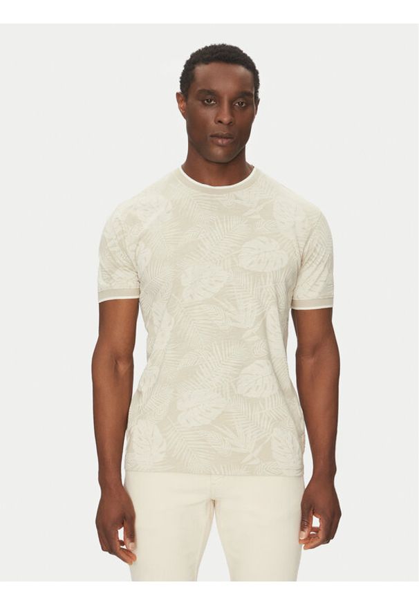 Liu Jo T-Shirt QA5181 J7734 Beżowy Regular Fit. Kolor: beżowy. Materiał: bawełna