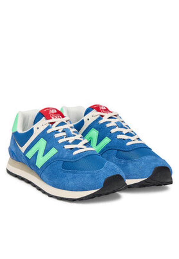 New Balance Sneakersy U574BSC M Niebieski. Kolor: niebieski. Materiał: skóra, zamsz. Model: New Balance 574