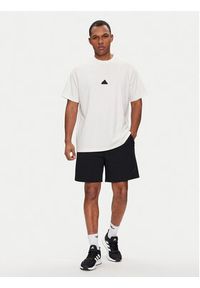 Adidas - adidas T-Shirt Z.N.E. IN7097 Biały Loose Fit. Kolor: biały. Materiał: bawełna #6