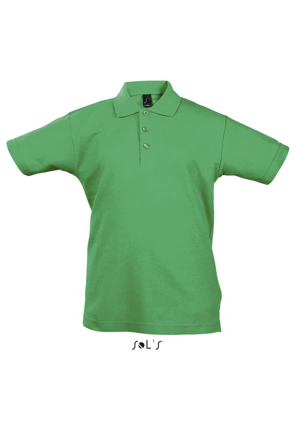 SOL'S - Koszulka polo dla dzieci Sol's Summer Ii. Typ kołnierza: polo. Kolor: zielony. Styl: elegancki