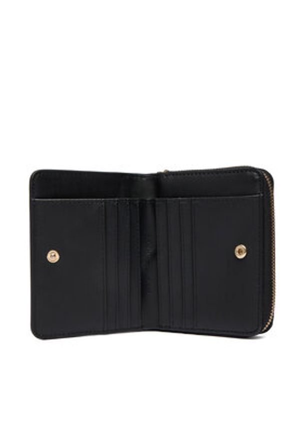 TOMMY HILFIGER - Tommy Hilfiger Portfel Th Icon Med Za Flap AW0AW17742 Czarny. Kolor: czarny. Materiał: skóra
