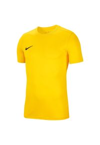 Koszulka piłkarska męska Nike Park Vii. Kolor: żółty. Długość rękawa: krótki rękaw. Długość: krótkie. Sport: piłka nożna