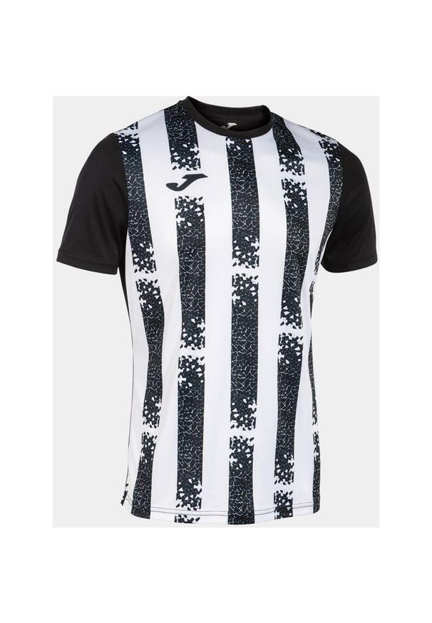 Koszulka Sportowa Joma Flag II Czarna i Biała XL - Oddychająca i Wygodna. Kolor: wielokolorowy, biały, czarny. Materiał: mesh. Sport: piłka nożna