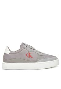Calvin Klein Jeans Sneakersy Classic Cupsole Mg Nylon Mix YM0YM01304 Szary. Kolor: szary. Materiał: skóra #1