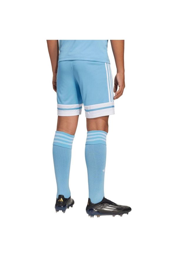 Adidas - Spodenki dla dzieci adidas Squadra 25. Kolor: biały, wielokolorowy, niebieski. Materiał: materiał