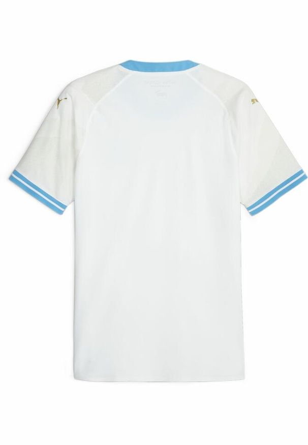 Puma - Męska koszulka domowa Olympique de Marseille 23/24 PUMA. Kolor: biały, wielokolorowy, niebieski