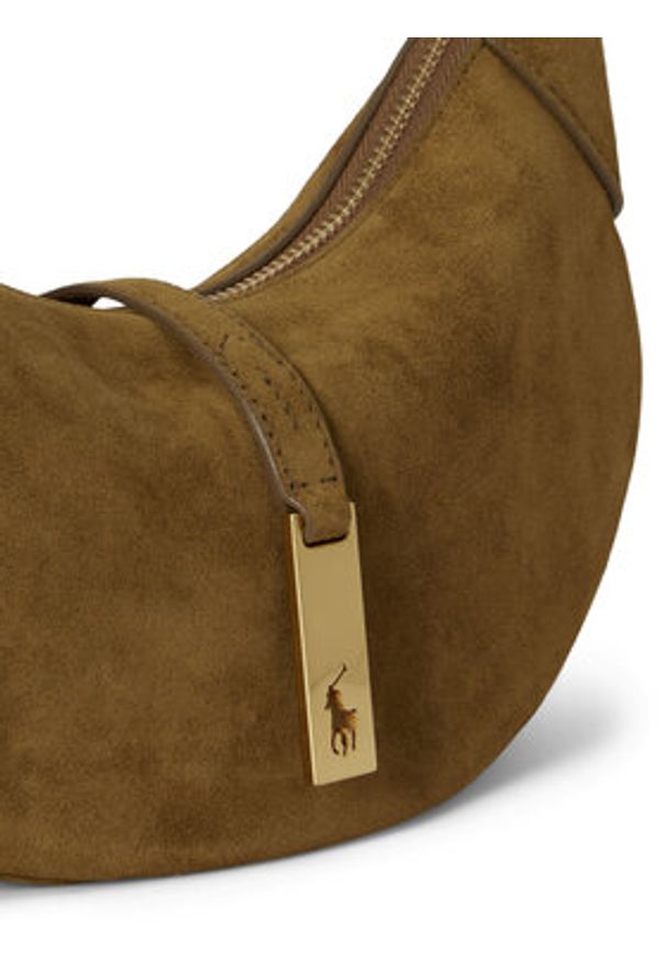 Polo Ralph Lauren Torebka 428922880015 Zielony. Kolor: zielony. Materiał: skórzane, zamszowe