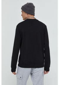 Hugo bluza bawełniana 50467944 męska kolor czarny z nadrukiem. Kolor: czarny. Materiał: bawełna. Wzór: nadruk #4