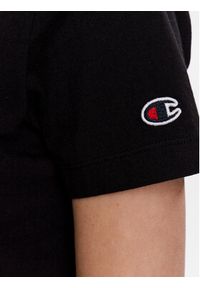 Champion T-Shirt 116084 Czarny Custom Fit. Kolor: czarny. Materiał: bawełna
