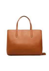 Calvin Klein Torebka Ck Must Tote Md K60K610925 Brązowy. Kolor: brązowy. Materiał: skórzane #1