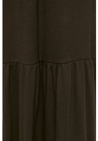 ANSWEAR - Answear - Sukienka Anwear Lab. Okazja: na co dzień. Kolor: czarny. Materiał: dzianina, wiskoza, elastan. Długość rękawa: na ramiączkach. Wzór: gładki. Typ sukienki: rozkloszowane, proste. Styl: wakacyjny. Długość: maxi #2