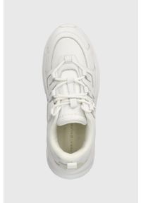TOMMY HILFIGER - Tommy Hilfiger sneakersy skórzane TH PREMIUM RUNNER LTHR kolor biały FW0FW07340. Nosek buta: okrągły. Zapięcie: sznurówki. Kolor: biały. Materiał: skóra #4