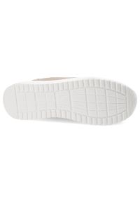 Białe Sneakersy Artiker Stylowe Obuwie Damskie. Okazja: na spacer. Kolor: biały. Materiał: skóra. Sport: turystyka piesza #4