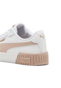 Puma - Damskie sneakersy Carina 2.0 PUMA White Rose Quartz Gold Pink. Kolor: wielokolorowy, żółty, biały, różowy