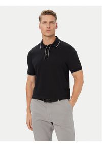 BOSS Polo H-Parlay 81 50565735 Czarny Regular Fit. Typ kołnierza: polo. Kolor: czarny. Materiał: bawełna #1