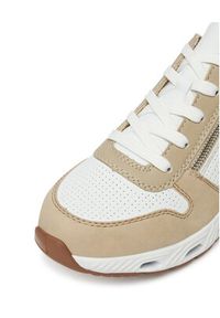 Rieker Sneakersy N5204-80 Biały. Kolor: biały. Materiał: materiał, syntetyk