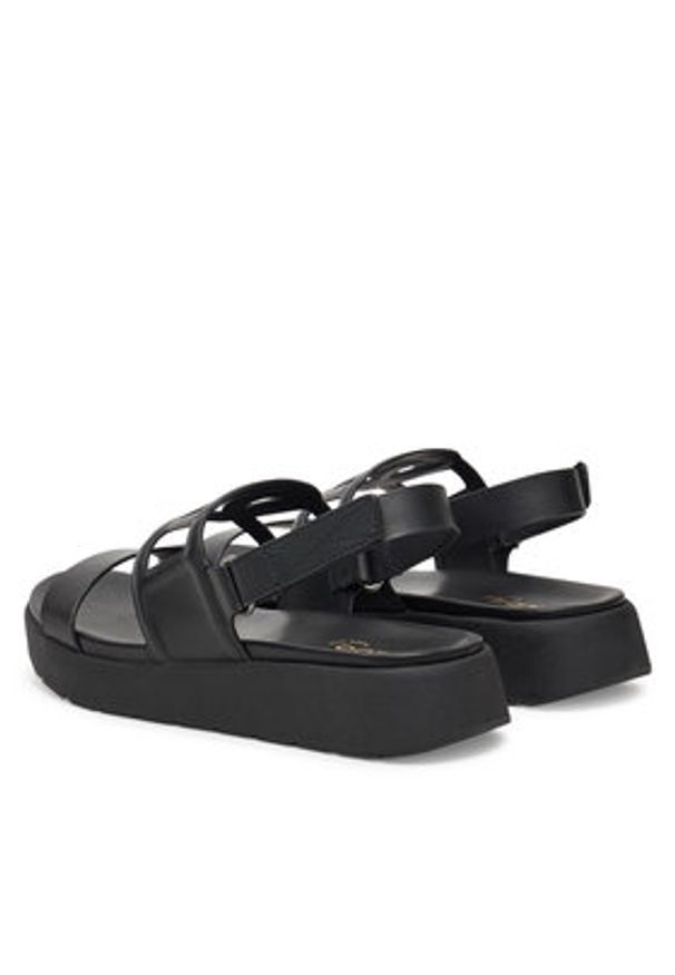 Aldo Sandały Onuvia 13965198 Czarny. Kolor: czarny. Materiał: skóra