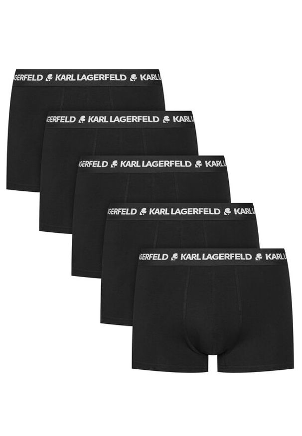 Karl Lagerfeld - KARL LAGERFELD Komplet 5 par bokserek A1M47082 Czarny. Kolor: czarny. Materiał: bawełna