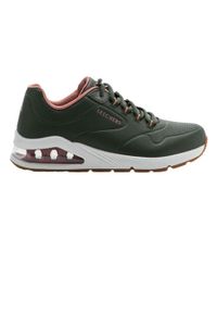 skechers - Buty do chodzenia damskie Skechers Uno 2. Kolor: zielony. Sport: turystyka piesza #1