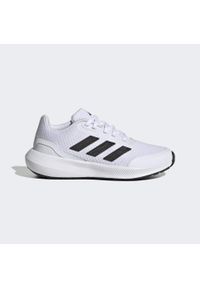 Buty do biegania dla dzieci Adidas RunFalcon 3 Sport Running Lace Shoes. Kolor: czarny, biały, wielokolorowy. Materiał: materiał. Sport: bieganie