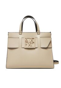 Torebka Armani Exchange. Kolor: beżowy