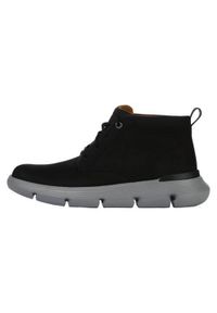 skechers - Buty do chodzenia męskie Skechers Garza Fontaine. Kolor: czarny. Materiał: syntetyk, materiał. Szerokość cholewki: normalna. Sport: turystyka piesza