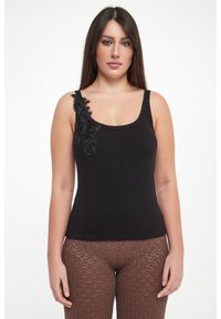 Ermanno Firenze - Top damski z haftem ERMANNO FIRENZE. Wzór: haft #4